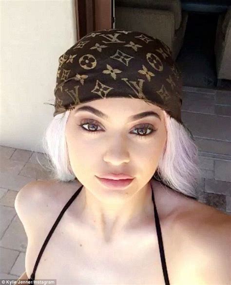 louis vuitton kylie jenner head scarf|Women's Luxury Hair Accessories .